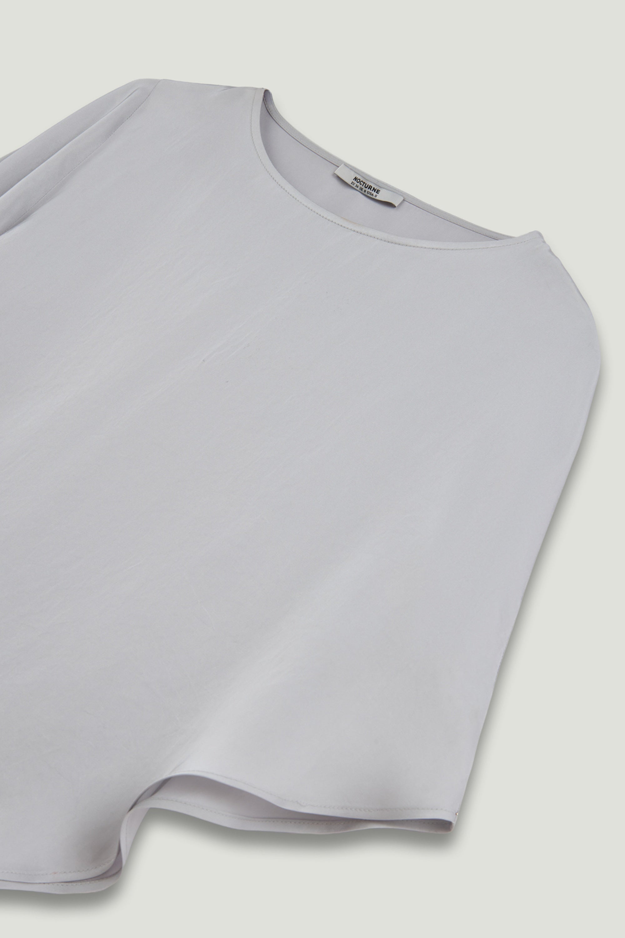 Asymmetric-Detail Blouse