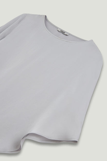 Asymmetric-Detail Blouse