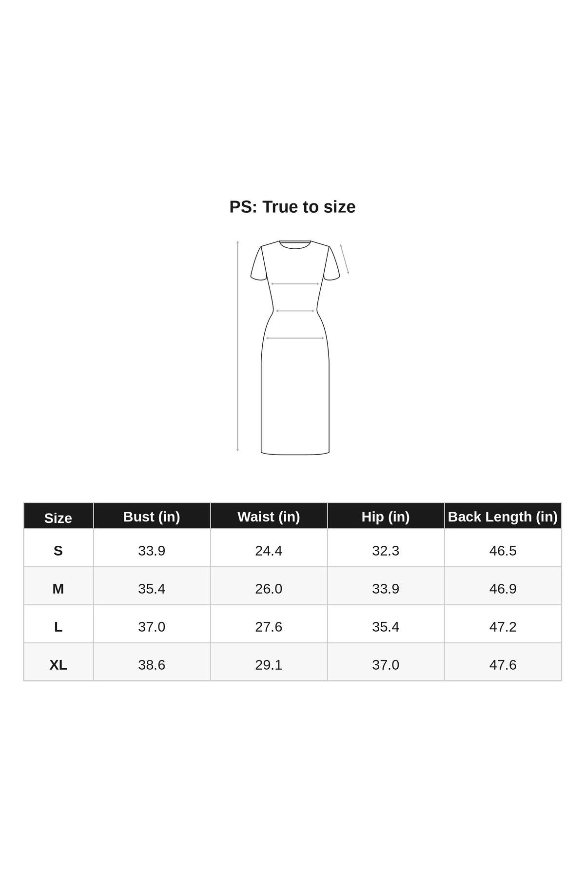 N27KN2870 size chart