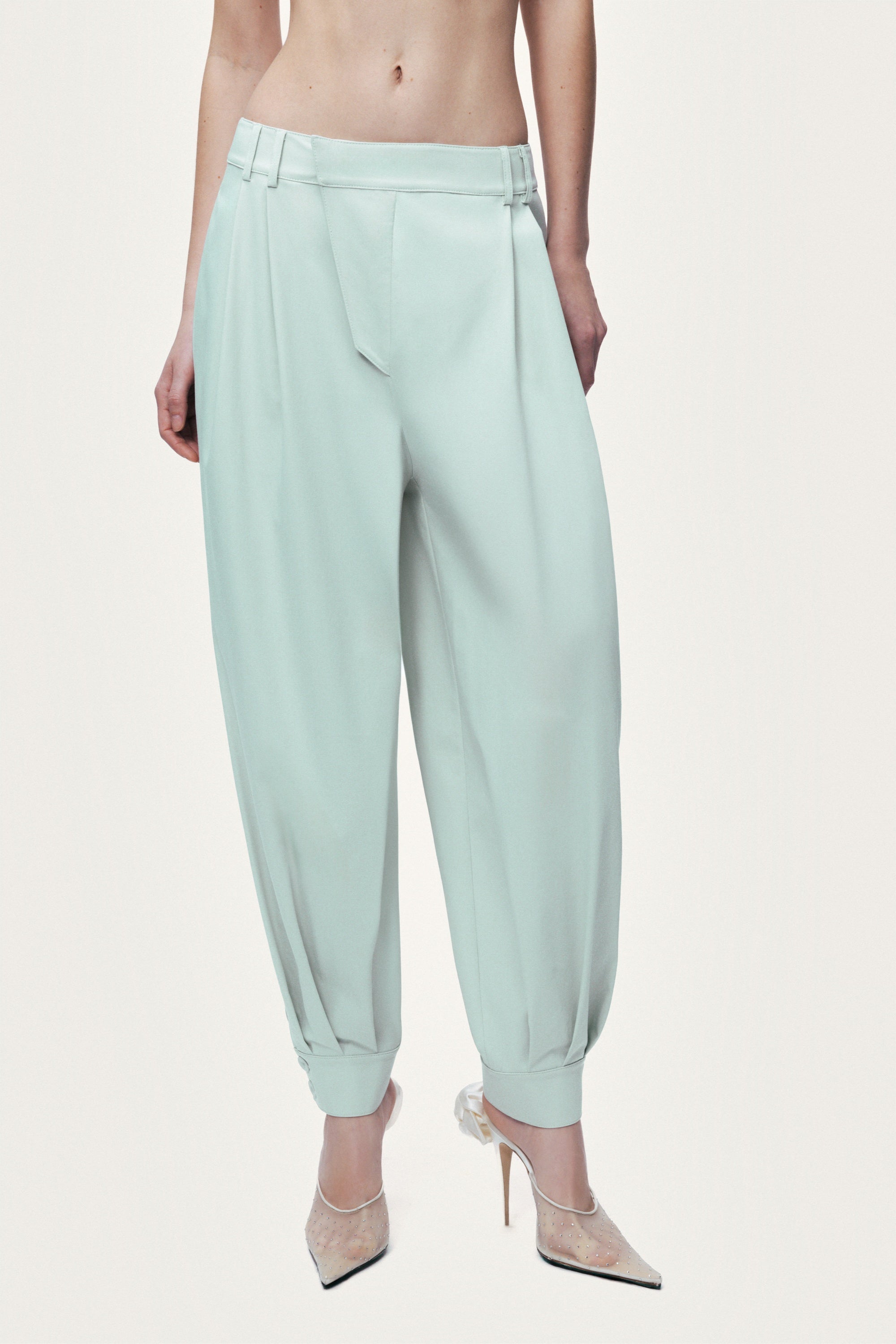 Draped Harem Trousers