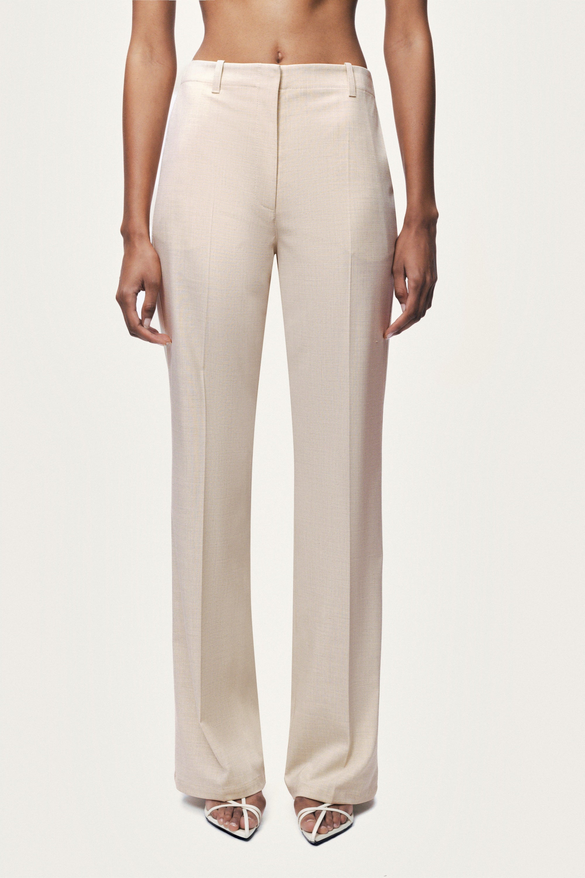Straight-Leg Trousers