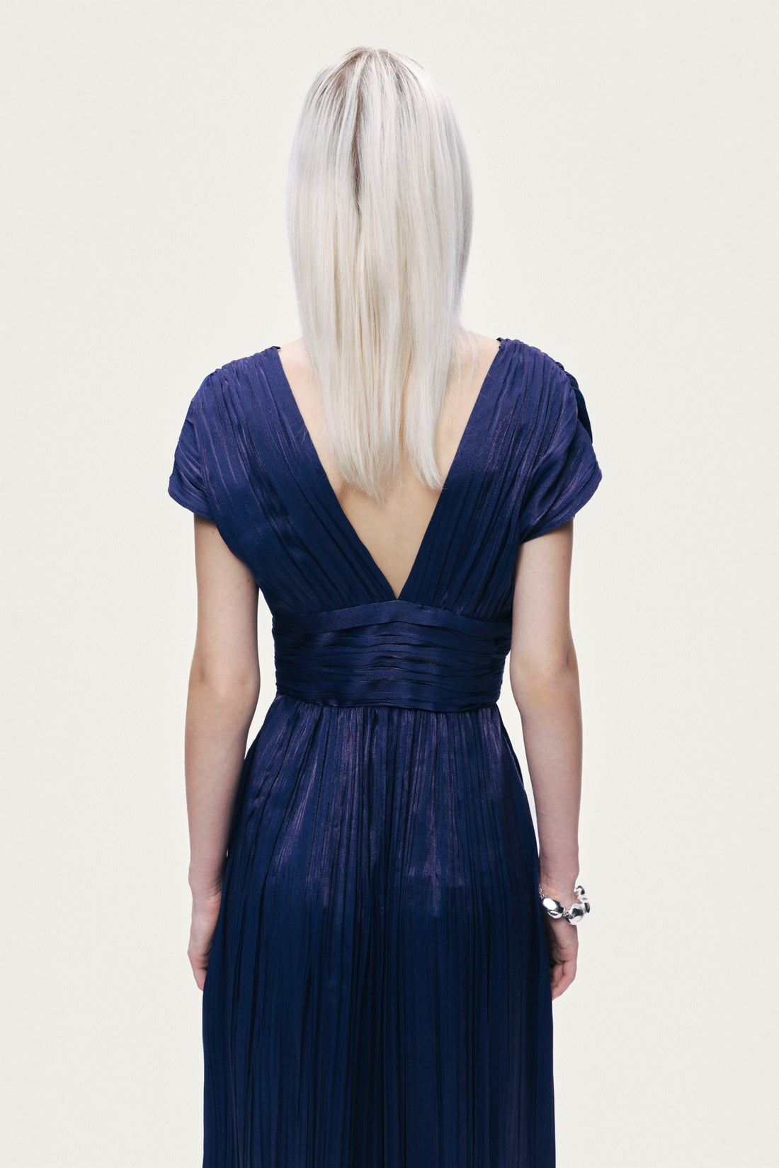 V-Neck Midi Dress