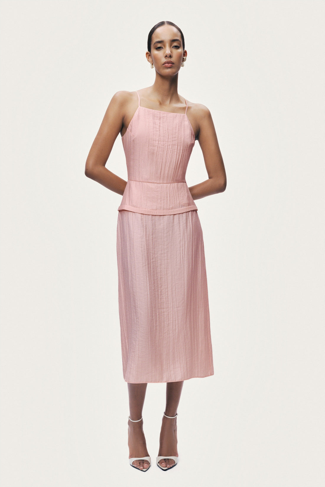 Spaghetti Strap Midi Dress