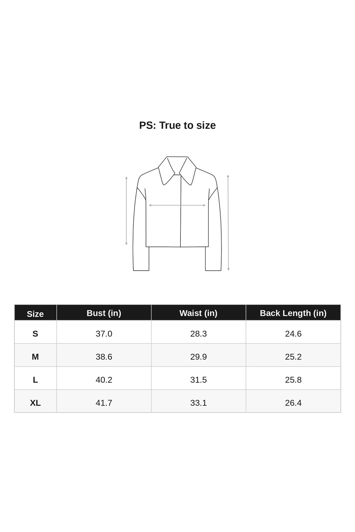 N27KN5405 size chart