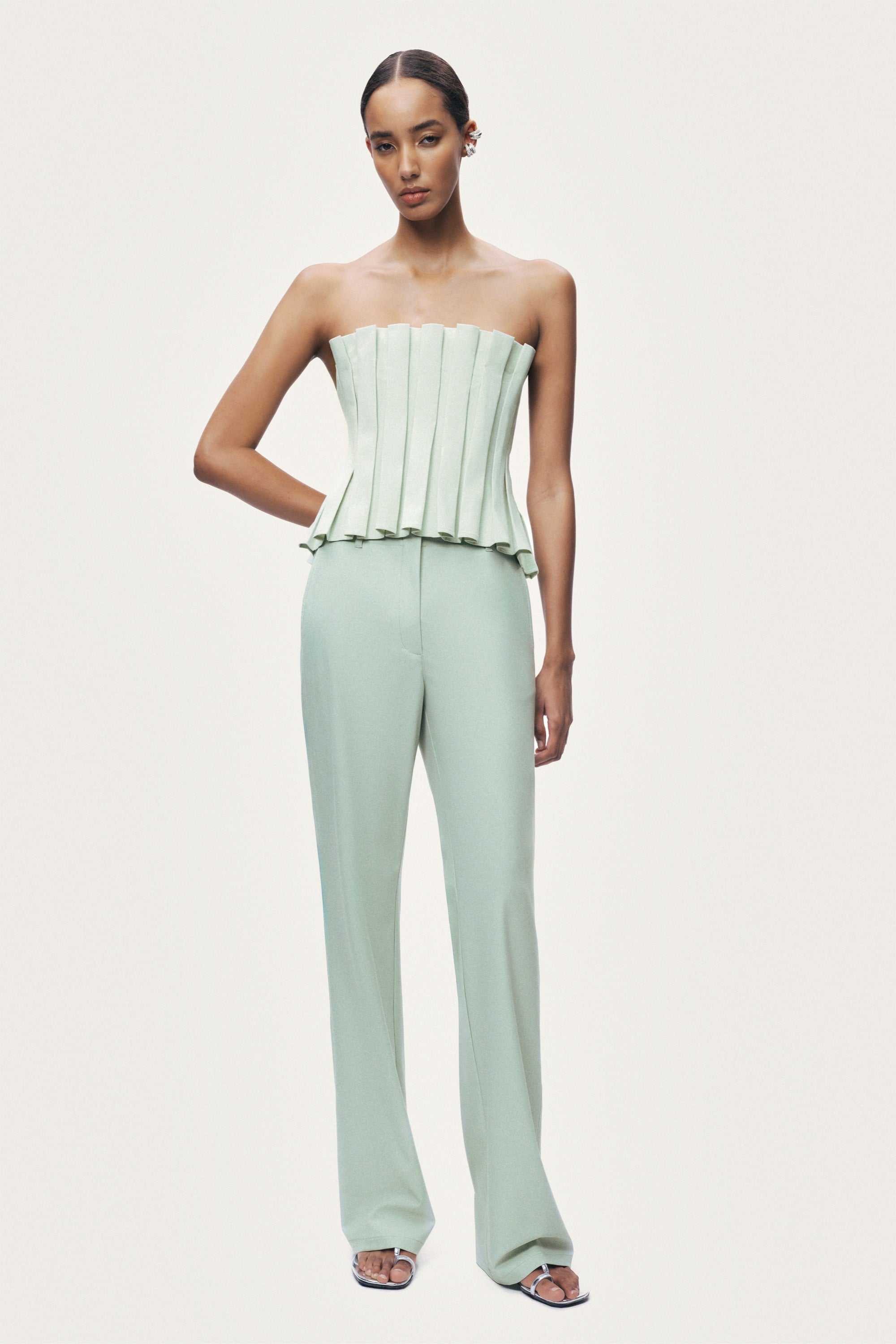 Straight-Leg Trousers