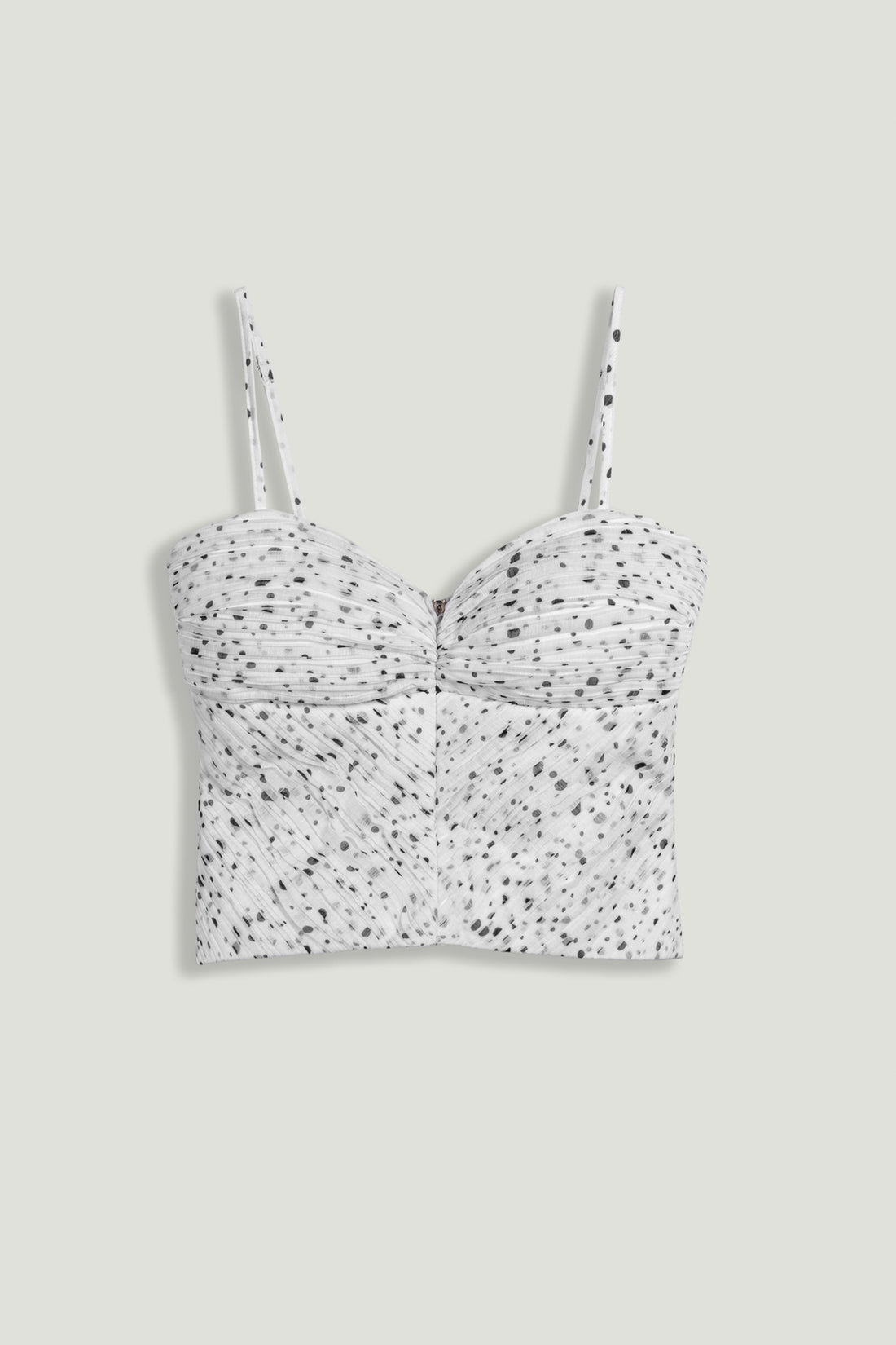 Printed Chiffon Bustier