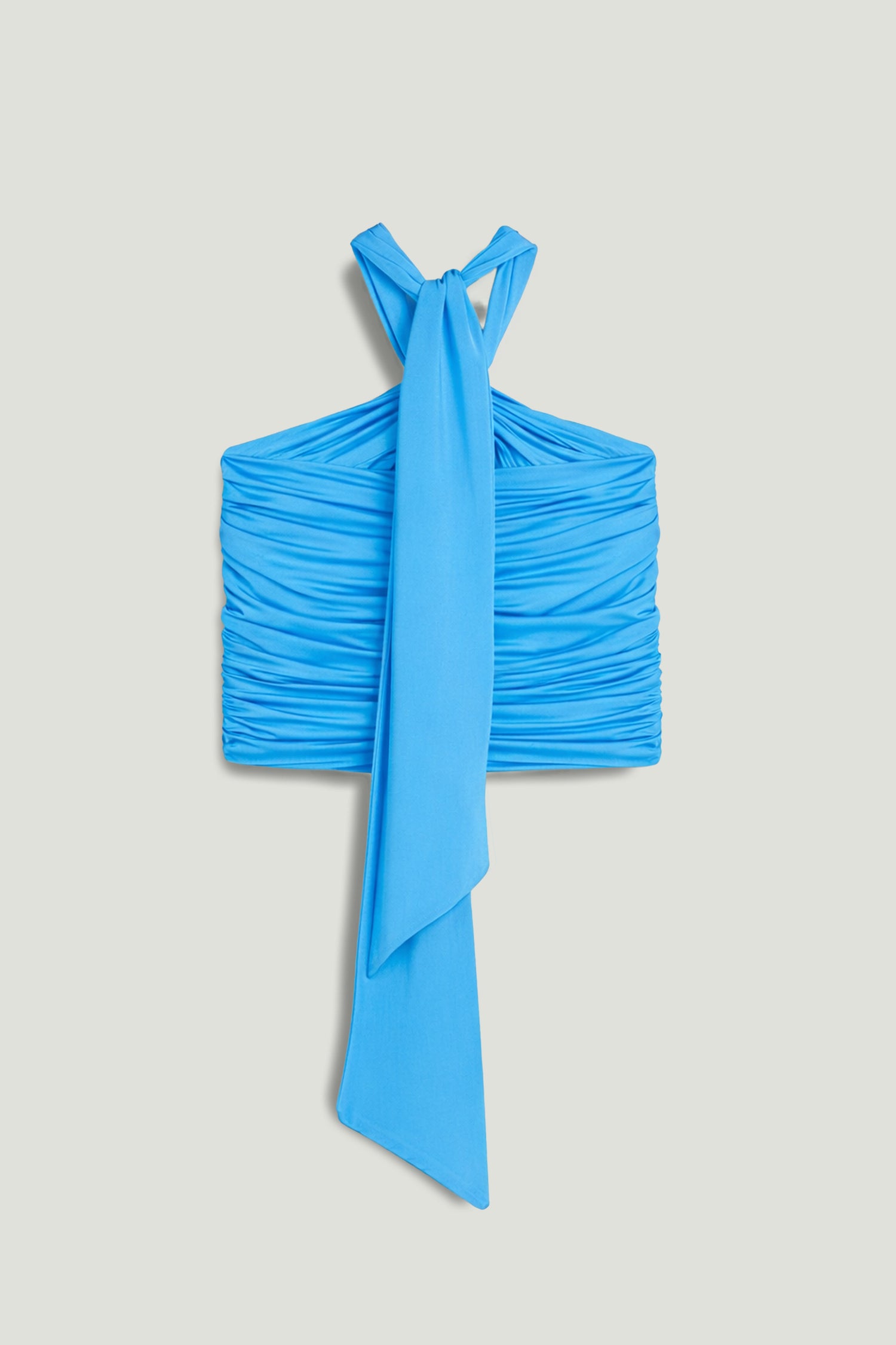 Cut-Out Draped Blouse