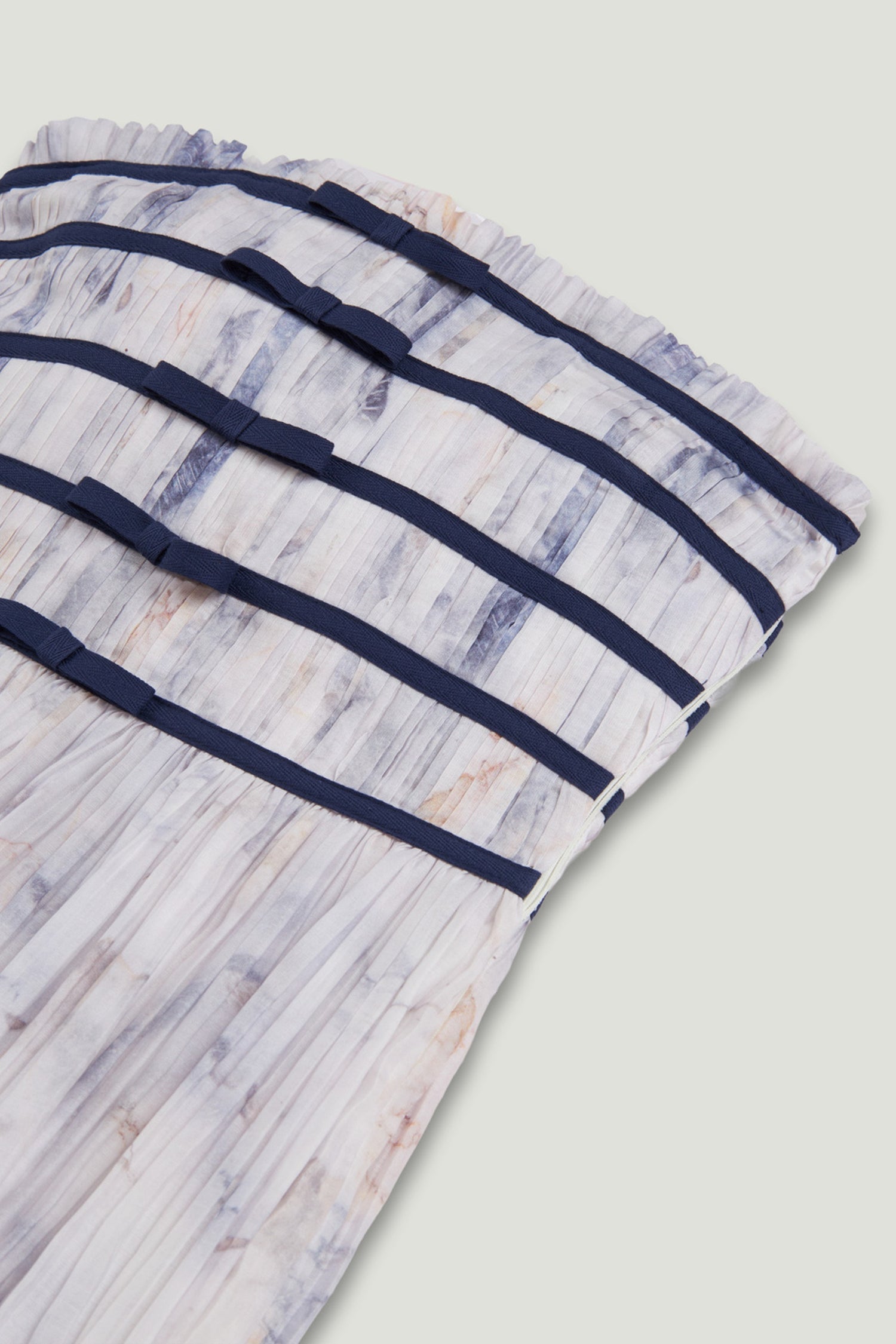 Bow Detail Strapless Midi Dress