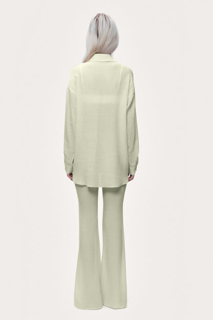 High-Waist Flare Trouser