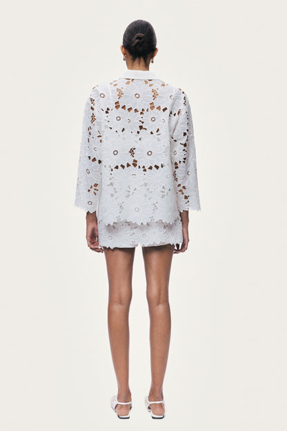 Floral Broderie Jacket