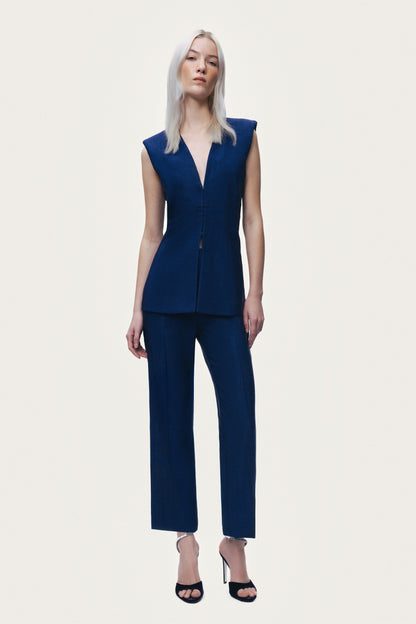 Padded V-Neck Vest