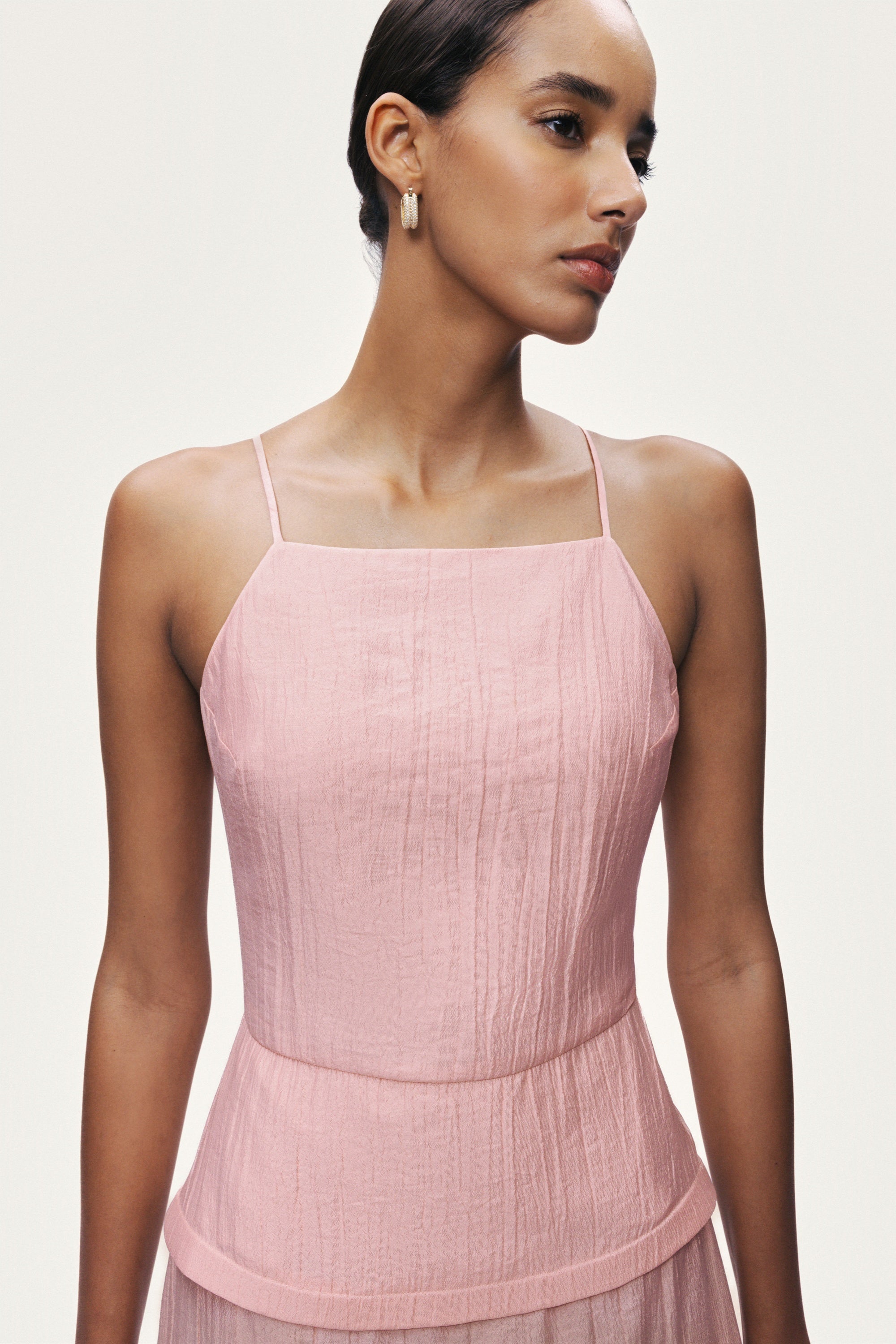 Spaghetti Strap Midi Dress