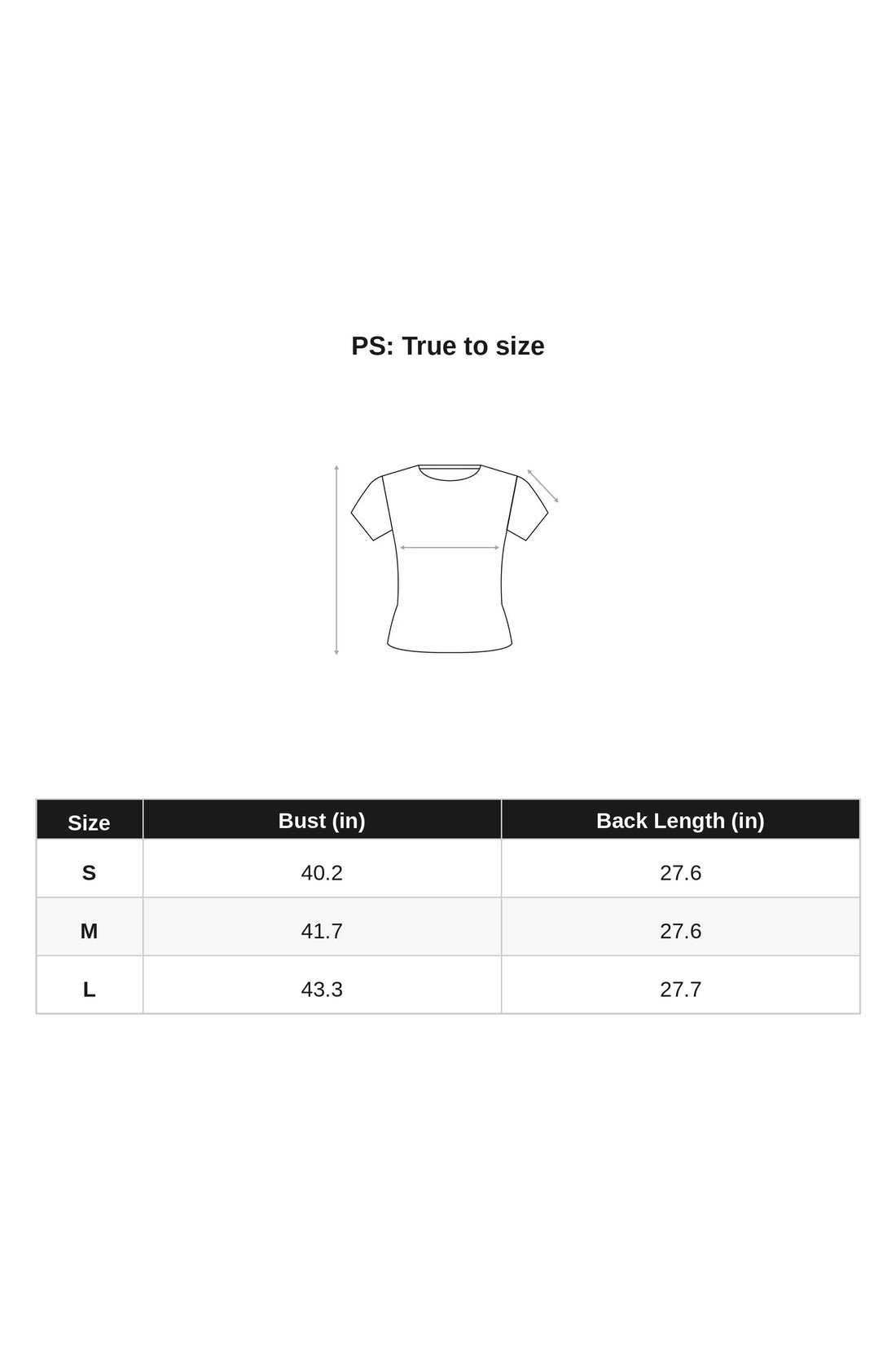 N27KN25264 size chart