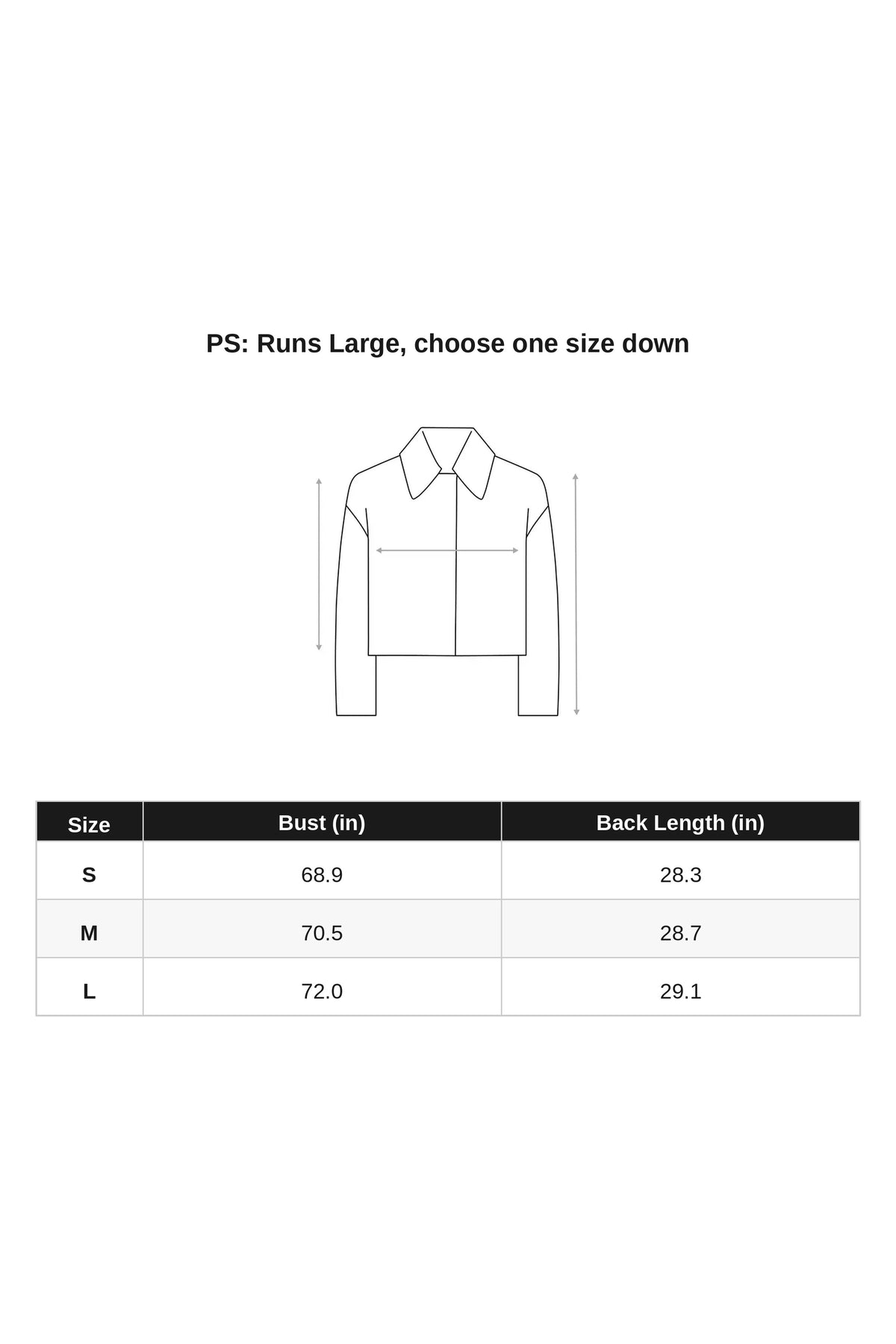 N27KN5411 size chart