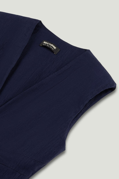 Padded V-Neck Vest