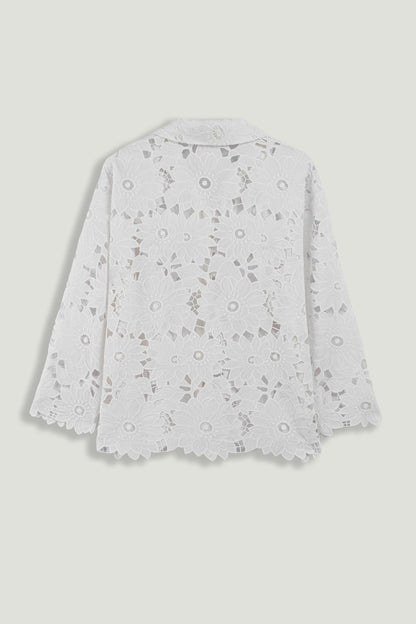 Floral Broderie Jacket