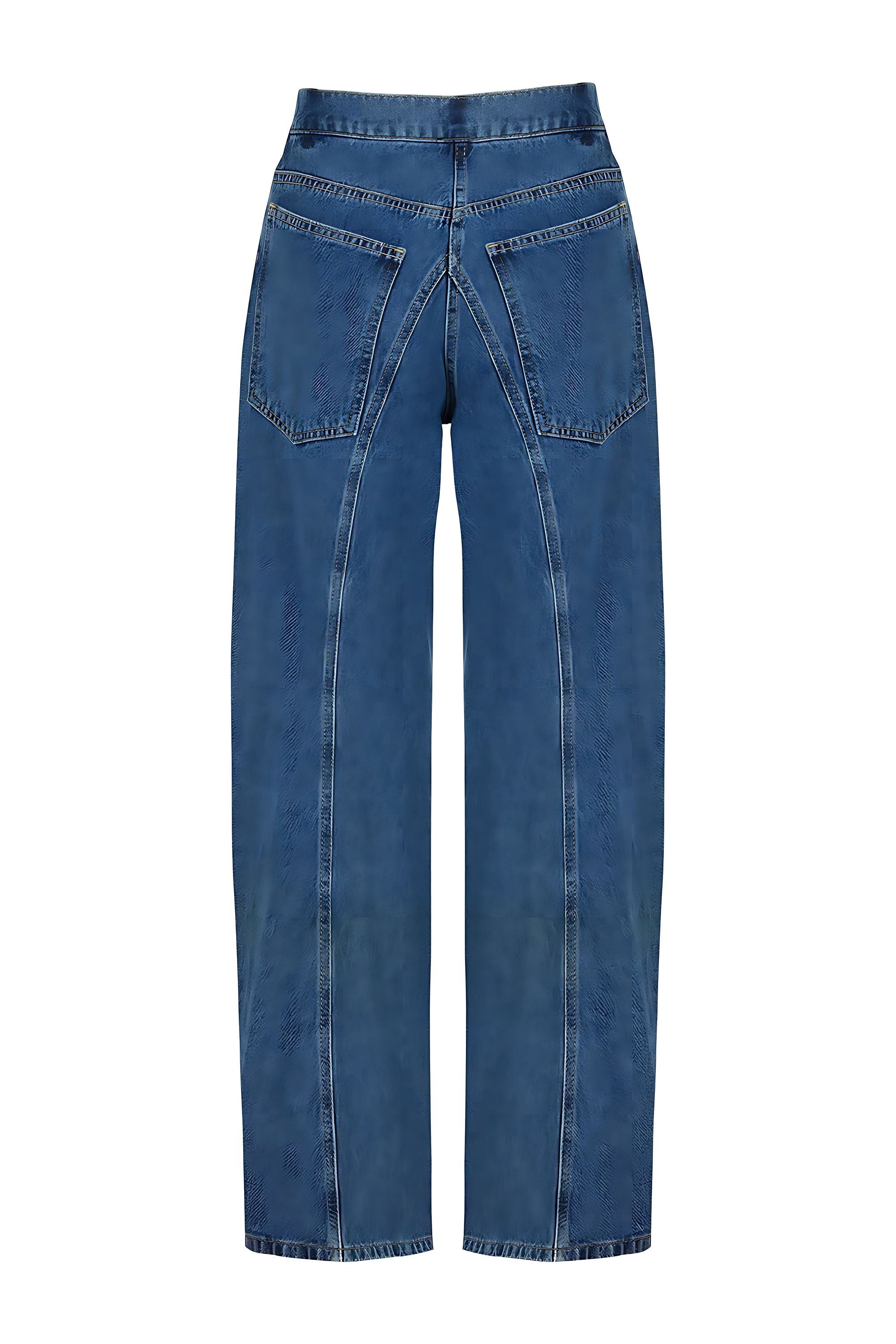 Front Handle Balloon Jeans