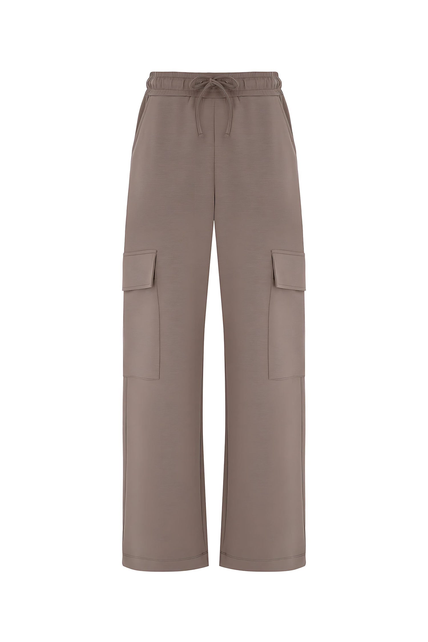 Elastic Waist Cargo Pants (Final Sale)