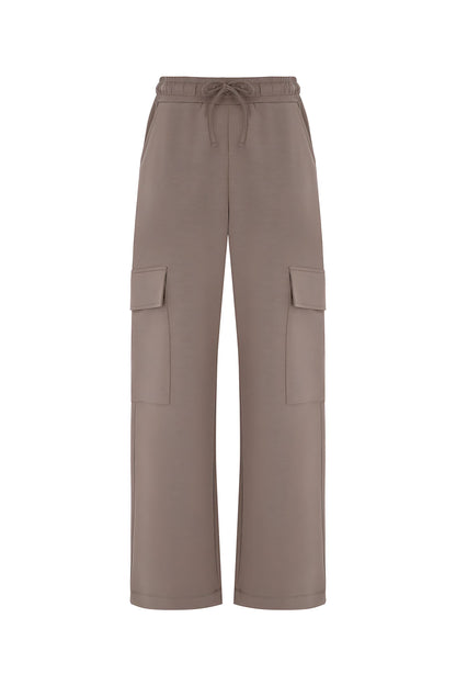 Elastic Waist Cargo Pants (Final Sale)