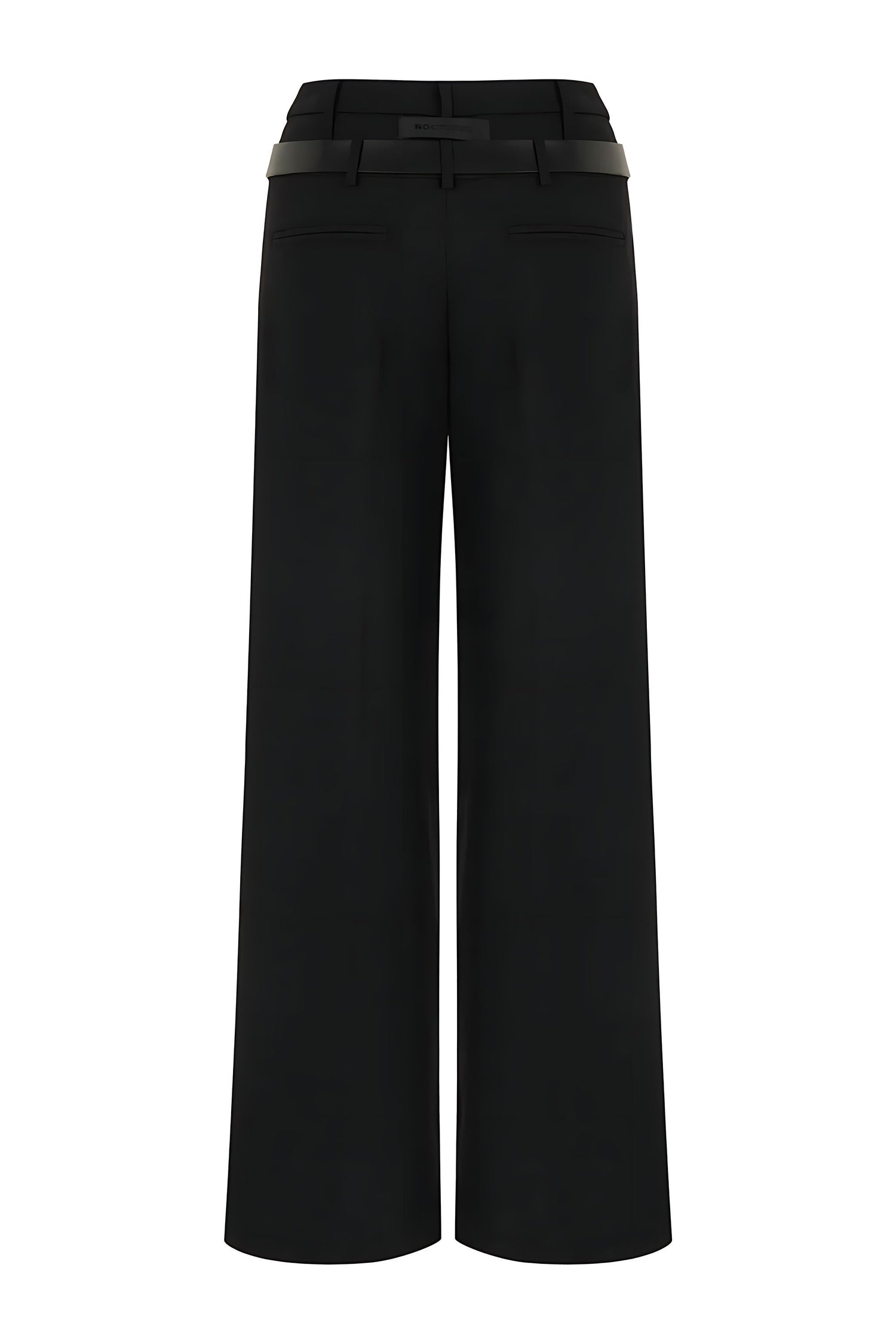 Double Waist Belted Pants