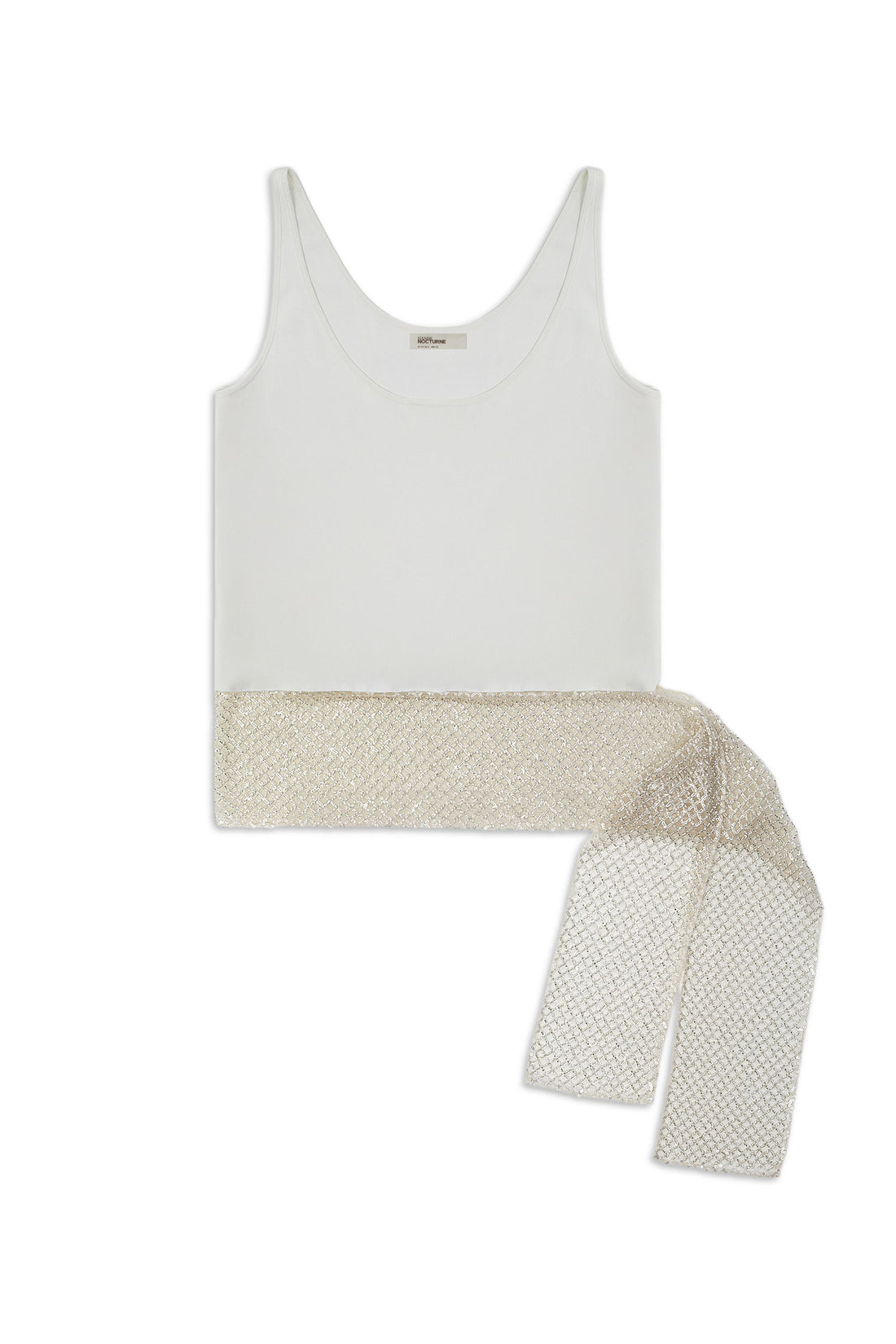 Ecru Tie Detail Blouse